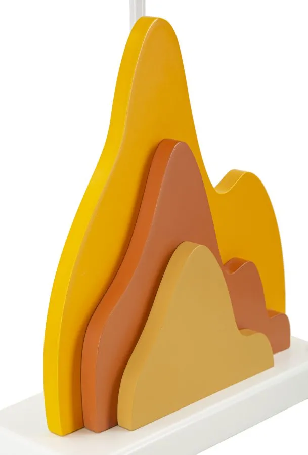 Mauro Ferretti Stolní lampa Color A 57 cm žluto-oranžová - Obrázek 2