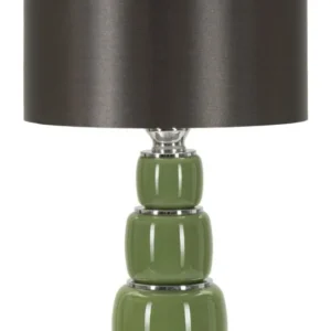 Mauro Ferretti Stolní lampa Eva Three 55 cm černo-zelená