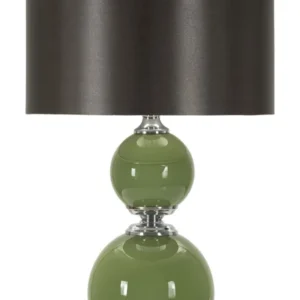 Mauro Ferretti Stolní lampa Eva Two 65 cm černo-zelená