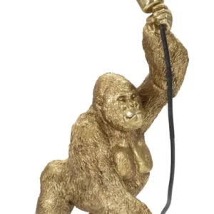 Mauro Ferretti Stolní lampa Gorilla 40 cm zlatá