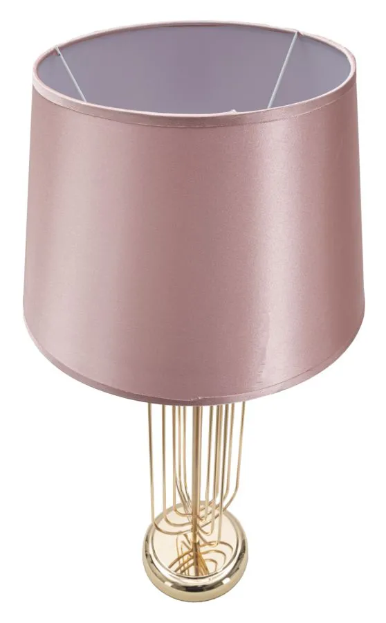 Mauro Ferretti Stolní lampa Krista 64 cm růžovo-zlatá - Obrázek 2