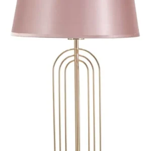 Mauro Ferretti Stolní lampa Krista 64 cm růžovo-zlatá