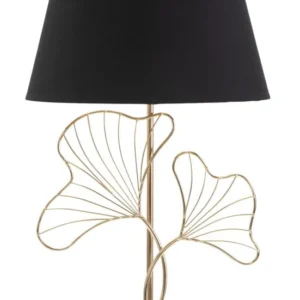 Mauro Ferretti Stolní lampa Leaves 60 cm černo-zlatá