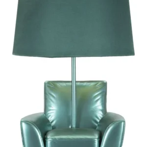 Mauro Ferretti Stolní lampa Midcentury 46 cm tyrkysová