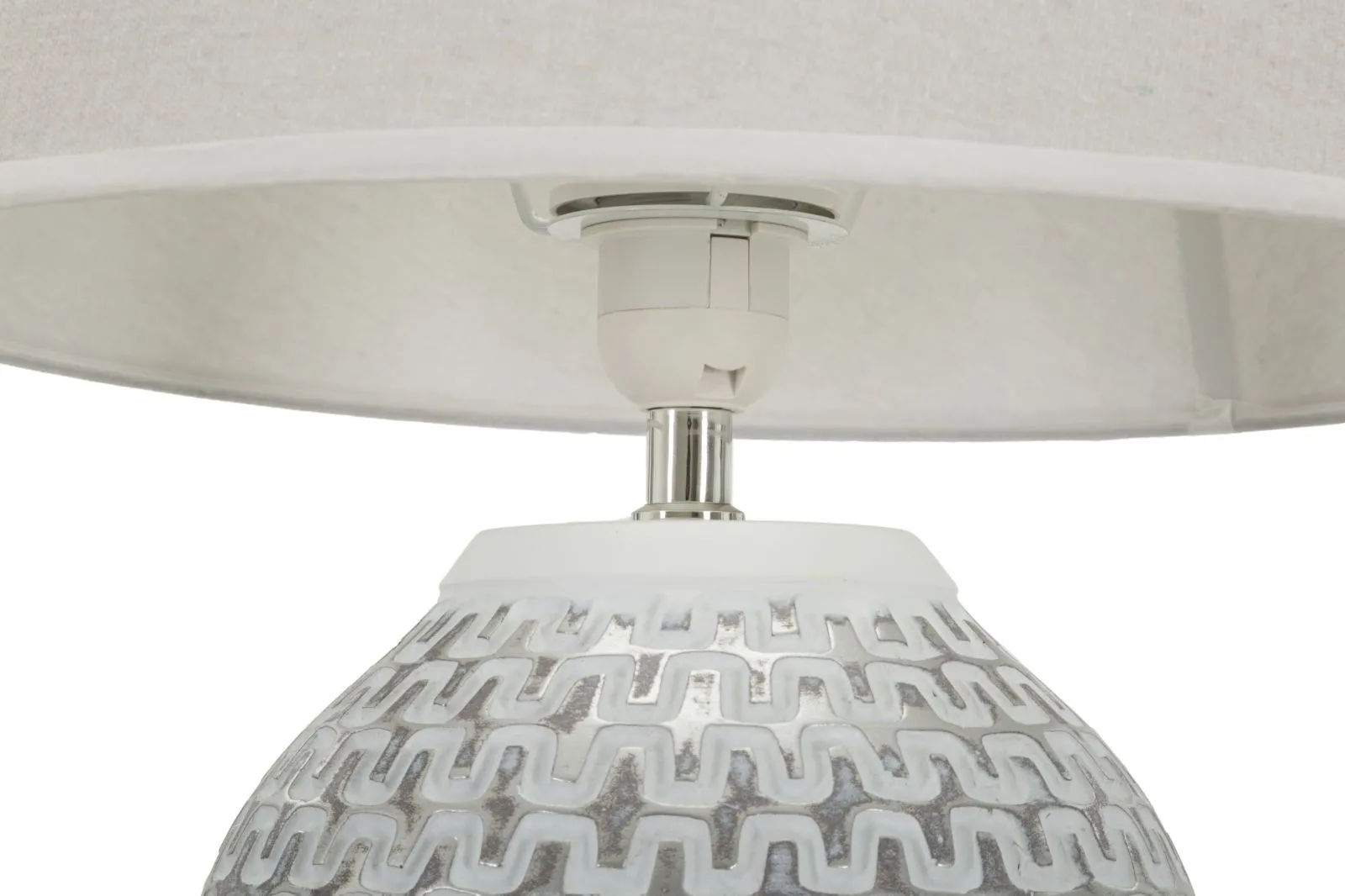 Mauro Ferretti Stolní lampa Wave 65 cm bílá - Obrázek 2
