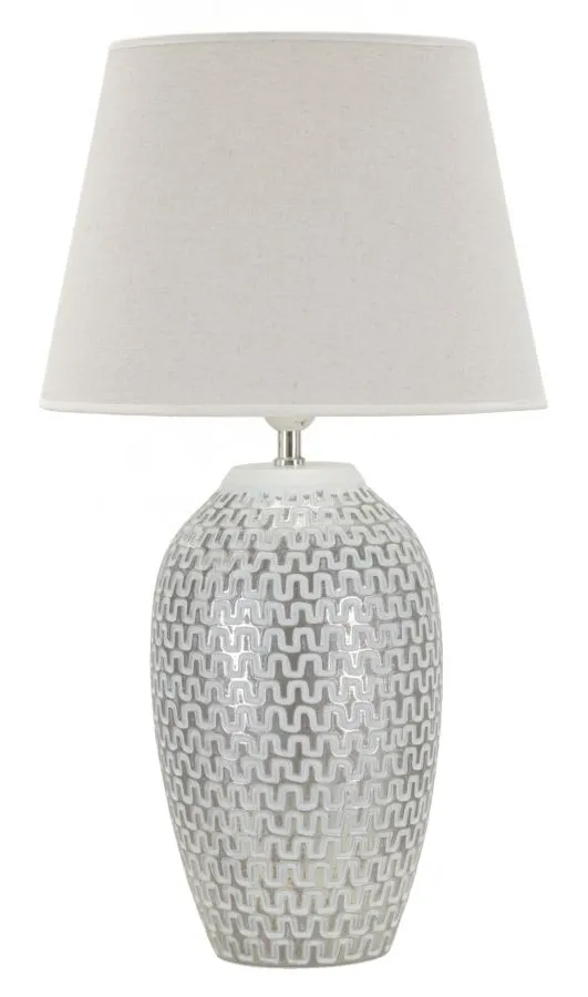 Mauro Ferretti Stolní lampa Wave 65 cm bílá
