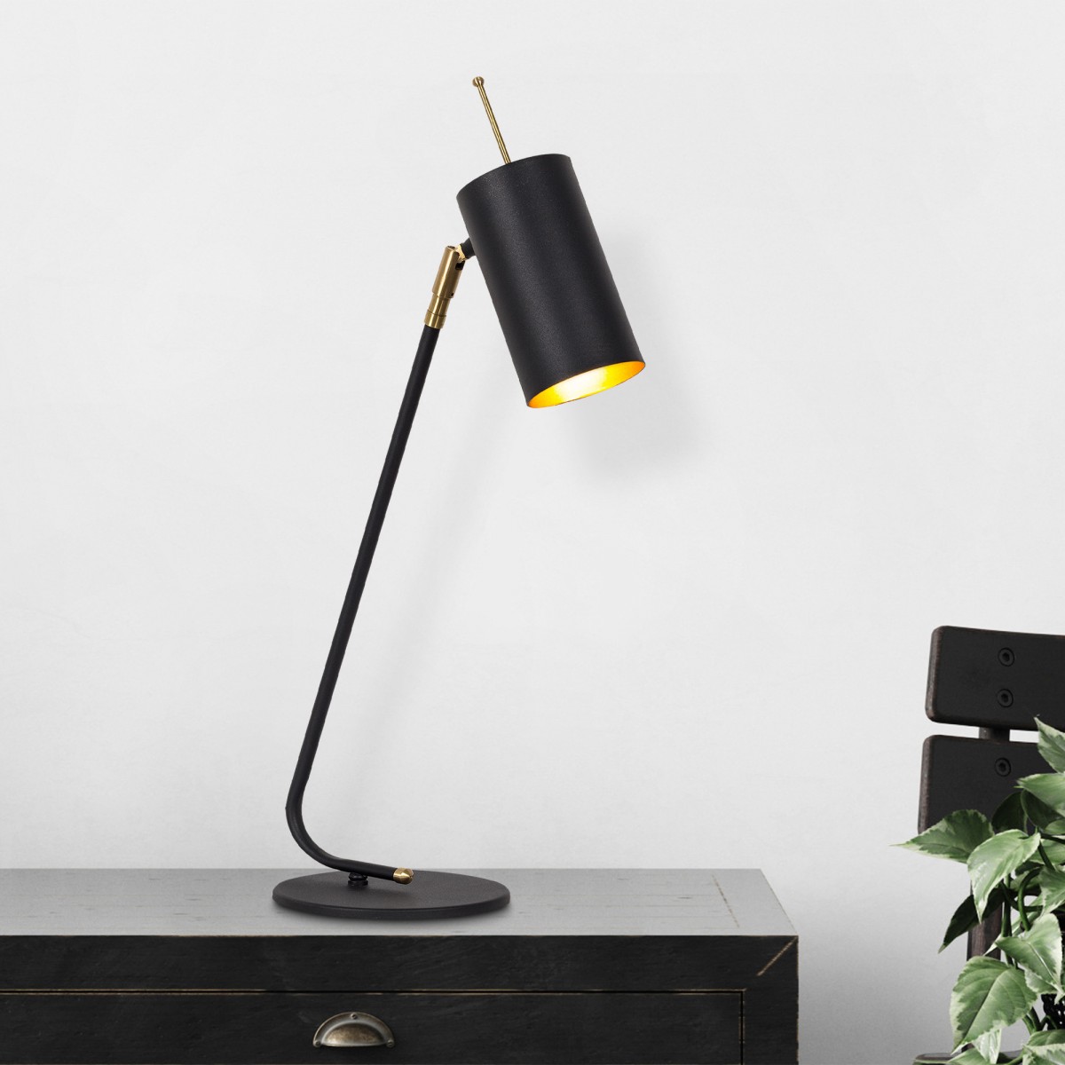 Opviq Stolní lampa Sivani černá - Obrázek 2