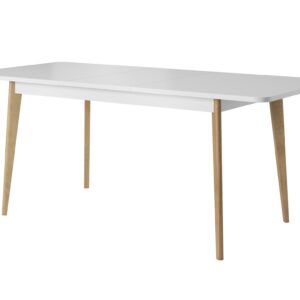 Piaski Rozkládací jídelní stůl Primo 140/180 cm dub Riviéra/bílý