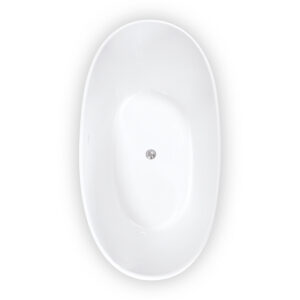 Roth Oválná vana z litého mramoru STONE AMORE Varianta: rozměry: 160x85 cm - (STONE AMORE - 9930000)