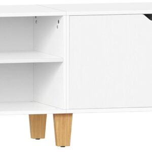 SONGMICS TV stolek Vasagle Indigo bílý