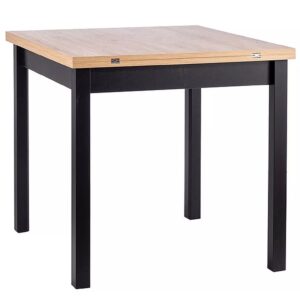 Signal Jídelní rozkládací stůl Flip 80/120 cm dub Artisan/černý
