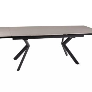 Signal Jídelní rozkládací stůl Norton 160/240 cm keramika travertin/černý
