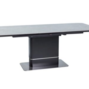 Signal Jídelní rozkládací stůl Pallas 160/210 cm keramika šedý mramor/černý