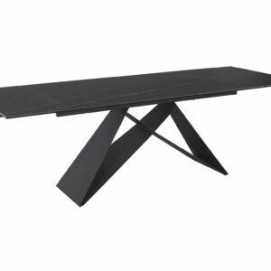 Signal Jídelní rozkládací stůl Westin 160/240 cm keramika černý/černý mramor
