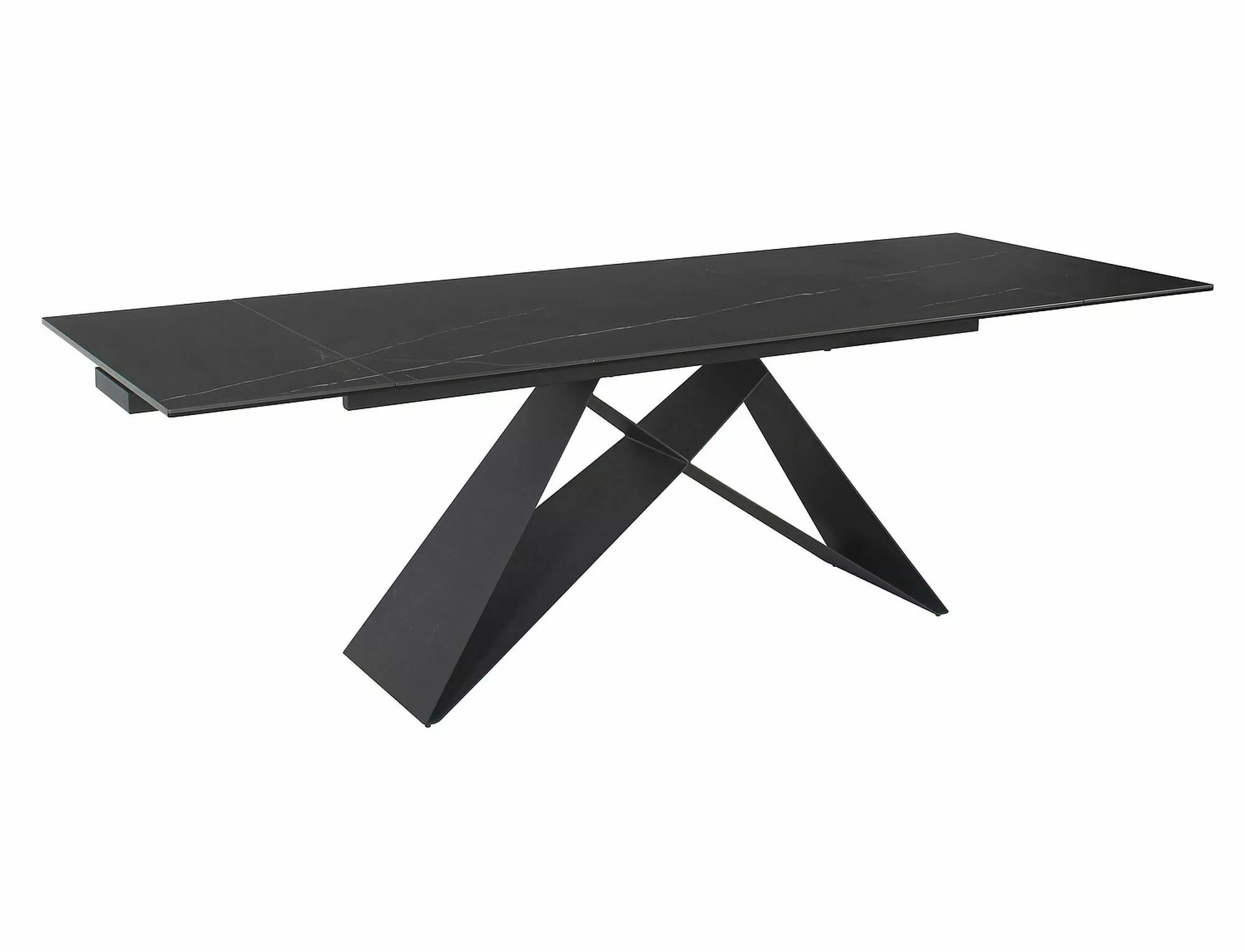 Signal Jídelní rozkládací stůl Westin 160/240 cm keramika černý/černý mramor