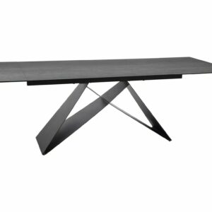 Signal Jídelní rozkládací stůl Westin 160/240 cm keramika černý/šedý