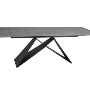Signal Jídelní rozkládací stůl Westin 160/240 cm keramika černý/tyrkysový