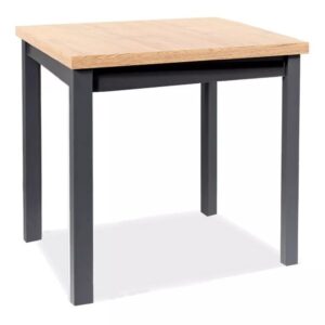Signal Jídelní stůl Adam 80 cm dub artisan/černý