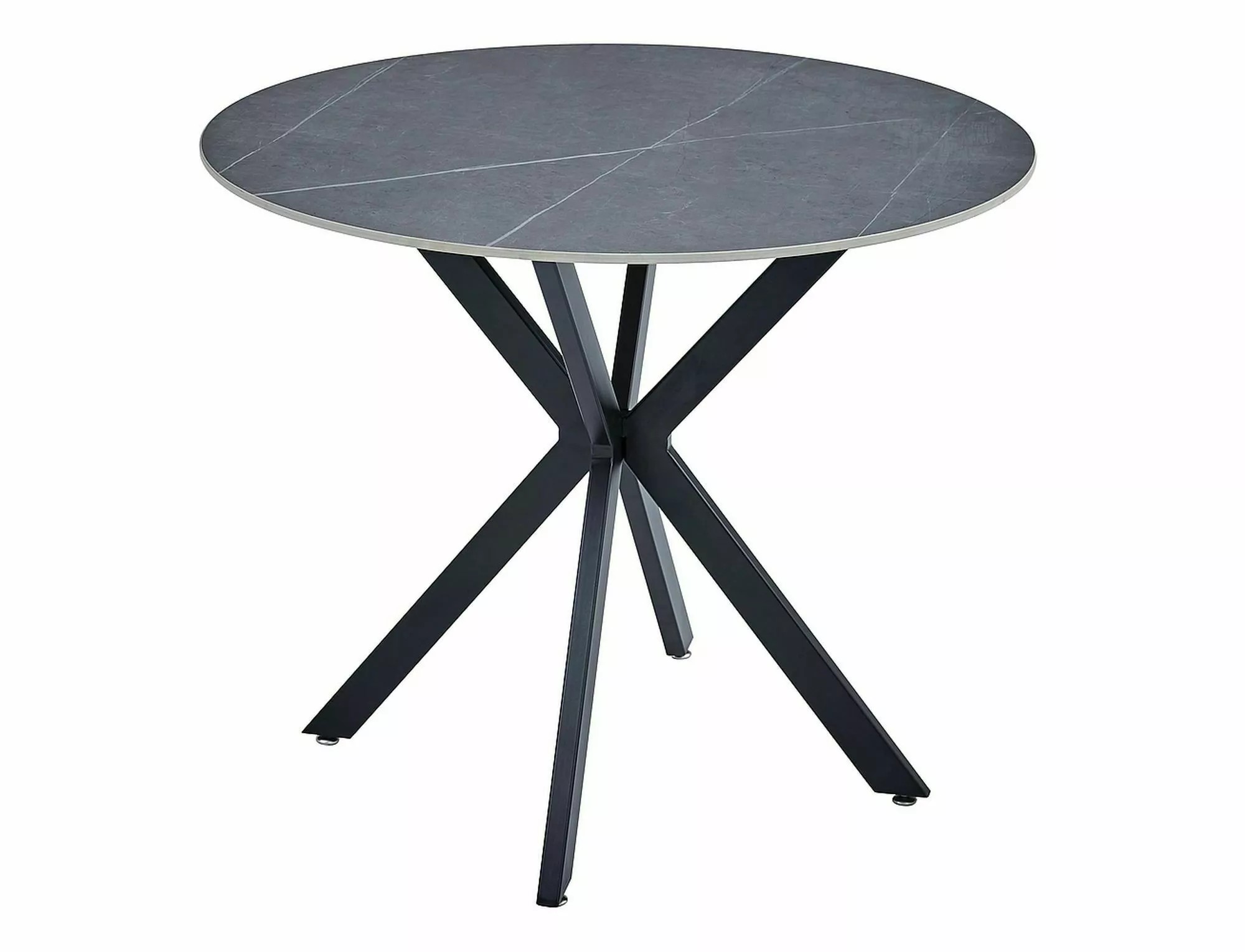 Signal Jídelní stůl Talia 90 cm keramika mramor/černý