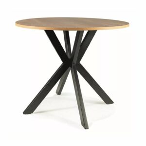 Signal Jídelní stůl Talia II 90 cm dub přírodní/černý