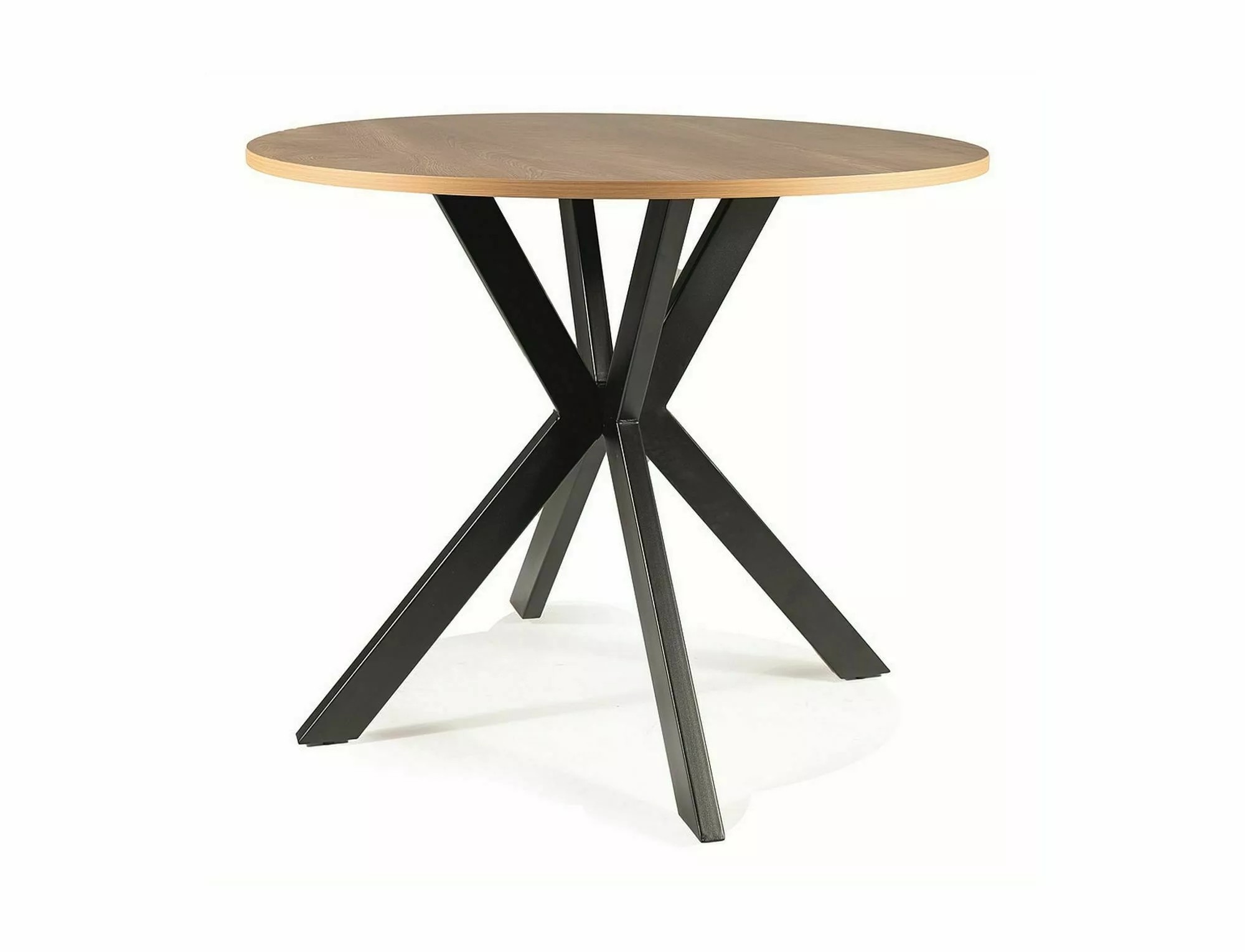 Signal Jídelní stůl Talia II 90 cm dub přírodní/černý
