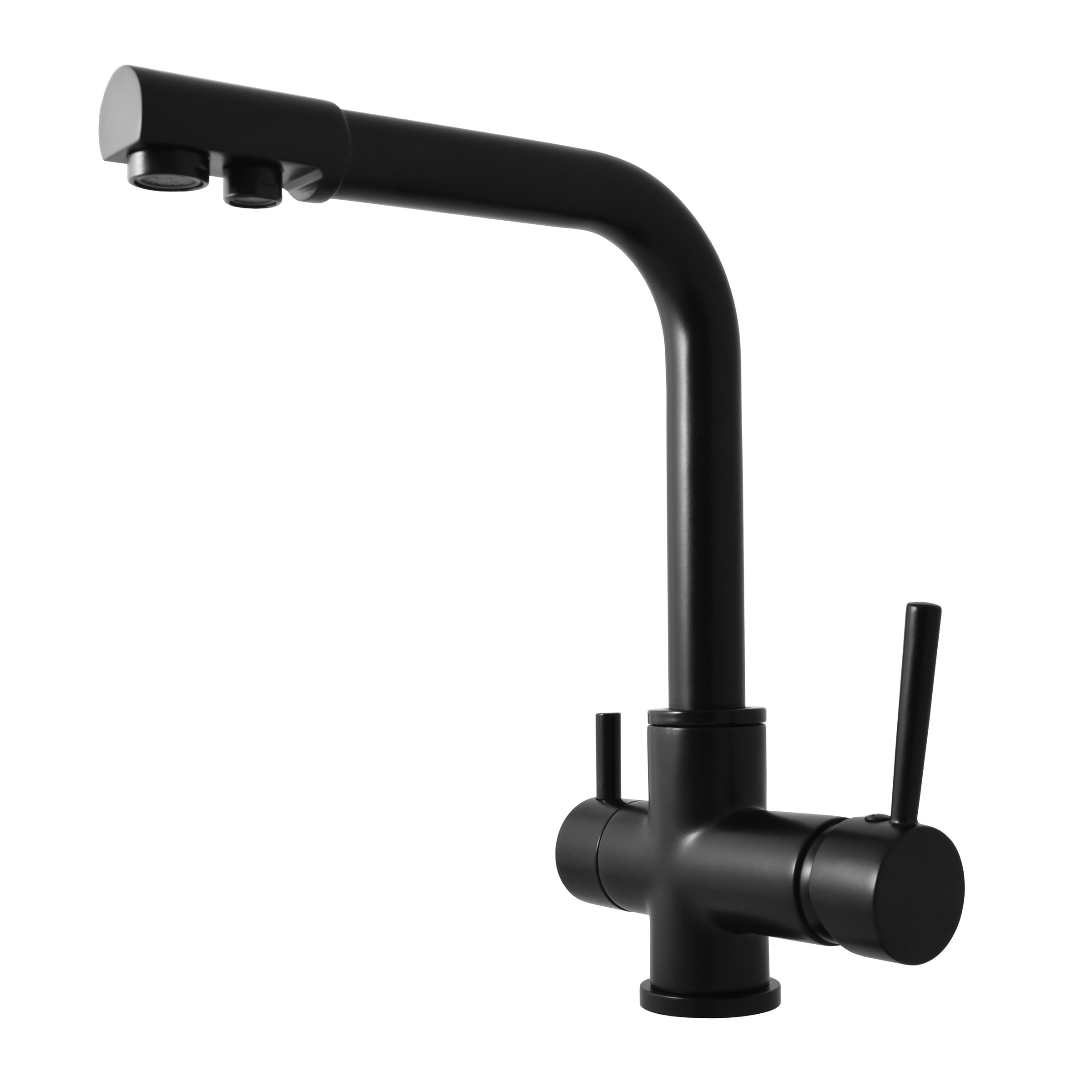 Černá mat Připojovací hadičky - závit: 1/2"