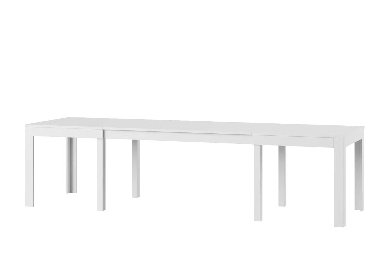 Szynaka Jídelní rozkládací stůl Wenus 160/300 cm bílý matný - Obrázek 2