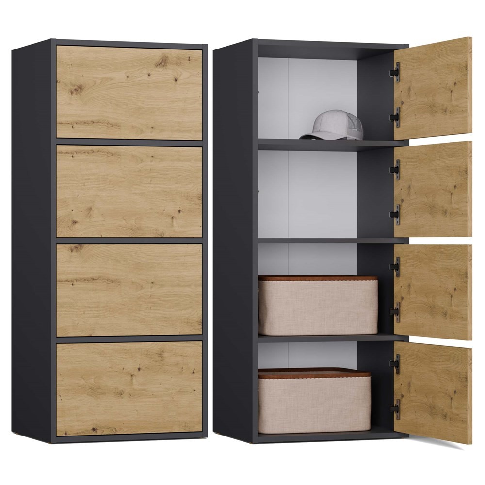 TP Living Komoda Alma 50 cm antracit/dub artisan - Obrázek 2