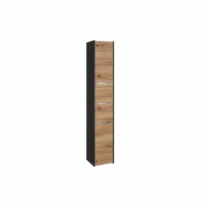 TP Living Koupelnová skříňka S33 170 cm antracit/dub artisan