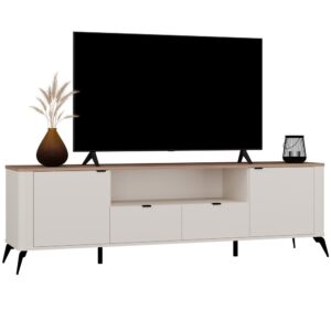 TP Living TV stolek CORDOBA 2D2S kašmírový/dub Castello