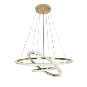 Toolight Moderní designové LED osvětlení G036-CP zlatá