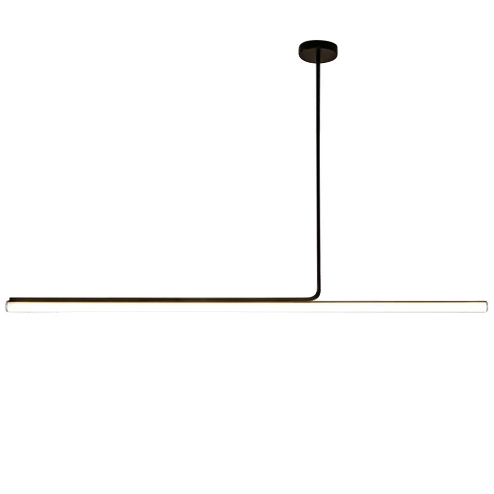 Toolight Moderní designové osvětlení LED APP1660-CP Black 140cm