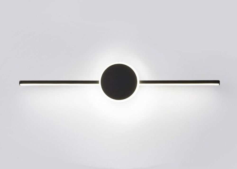 Toolight Nástěnné svítidlo 40CM APP848-1W - černé - Obrázek 2