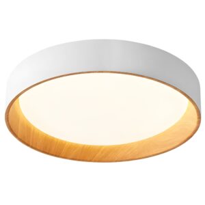 Toolight Stropní LED osvětlení WOOD G115-C 40CM bílá/dekor dřeva