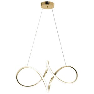 Toolight Závěsné LED osvětlení Modern G081-1CP zlaté