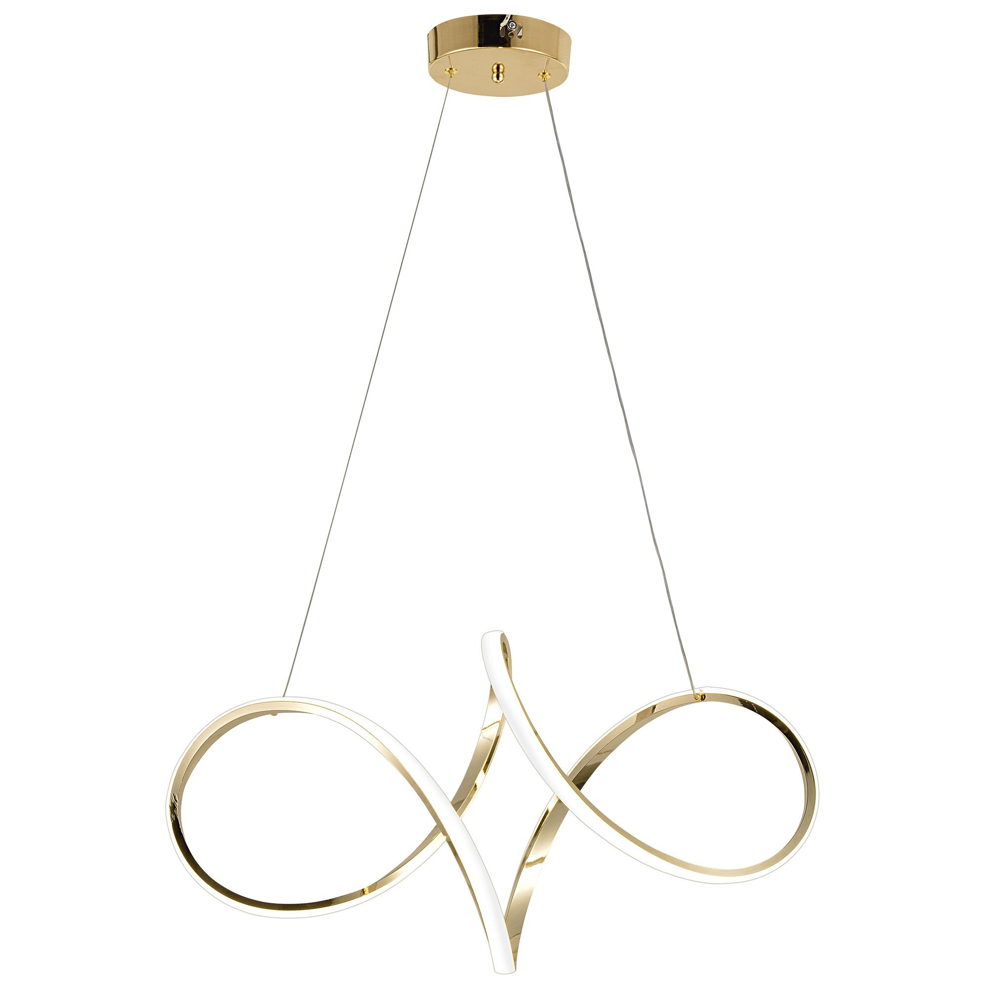 Toolight Závěsné LED osvětlení Modern G081-1CP zlaté