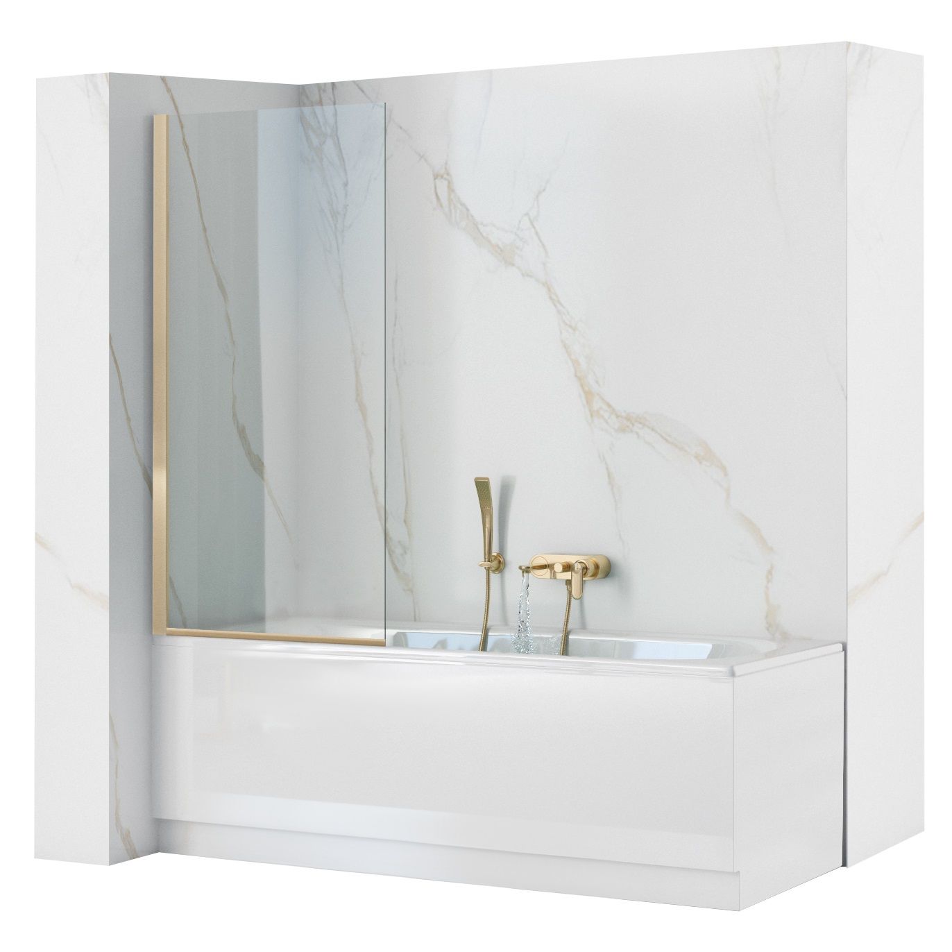 Vanová zástěna REA ELEGANT 80 cm