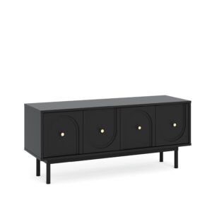 Vivaldi TV stolek Mazoma 154 cm černý/zlatý