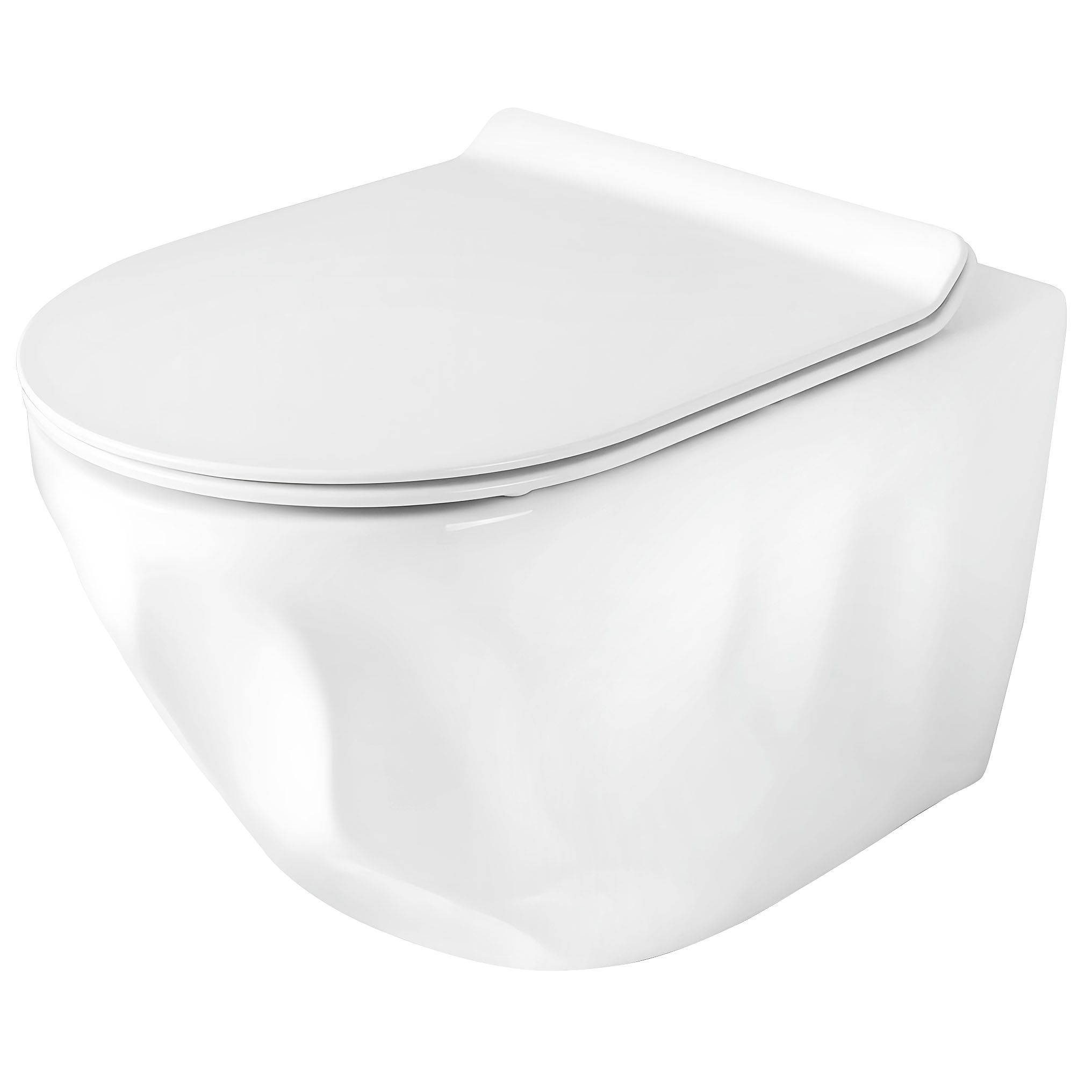 Závěsná WC mísa se SoftClose sedátkem REA Gustavo Rimless