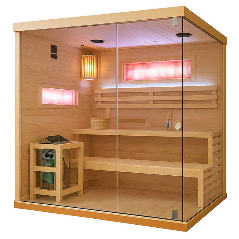 BPS-koupelny Finská sauna Relax HYD-6195 180x160