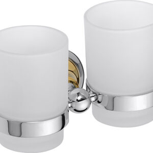 Bemeta Design RETRO gold-chrom: Držák kartáčků