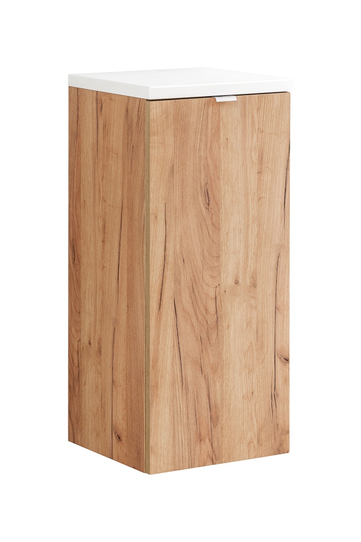 Comad Doplňková koupelnová skříňka nízká Capri Oak 35 dub zlatý craft