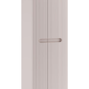 Comad Doplňková koupelnová skříňka vysoká s košem na prádlo Nova Cashmere 60 kašmír