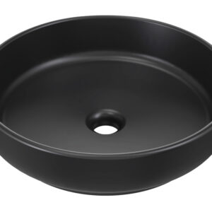 Comad Keramické umyvadlo na desku RIVER 1 BLACK MATT UN 40