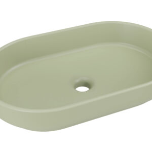 Comad Keramické umyvadlo na desku RIVER 2 OLIVE GREEN MATT