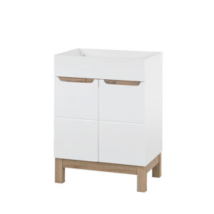 Comad Koupelnová skříňka pod umyvadlo Bali White 60 bílá/dub wotan