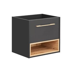 Comad Koupelnová skříňka pod umyvadlo Borneo Cosmos 60 vesmírně šedá/dub artisan