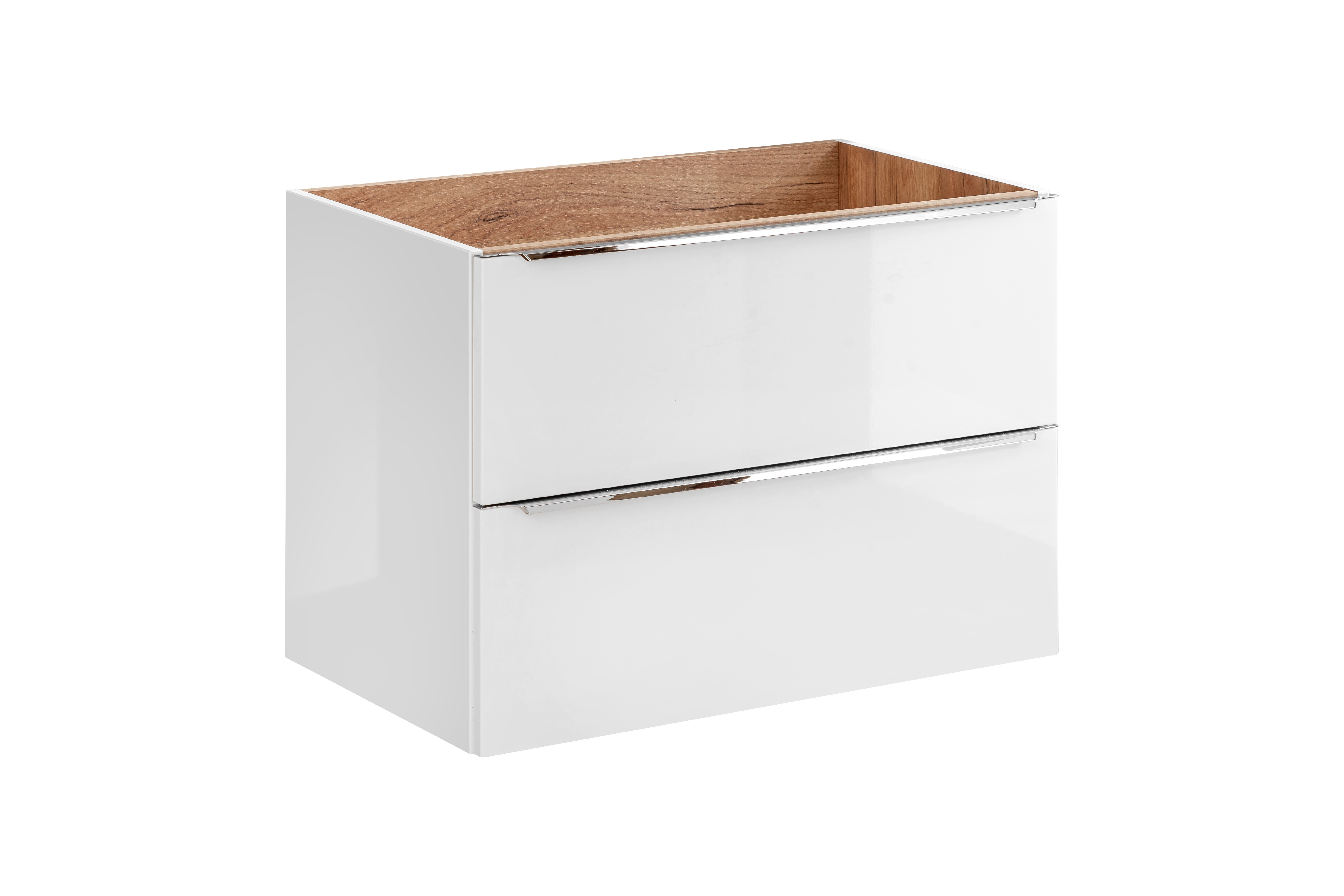 Comad Koupelnová skříňka pod umyvadlo Capri White 80 bílá/dub zlatý craft