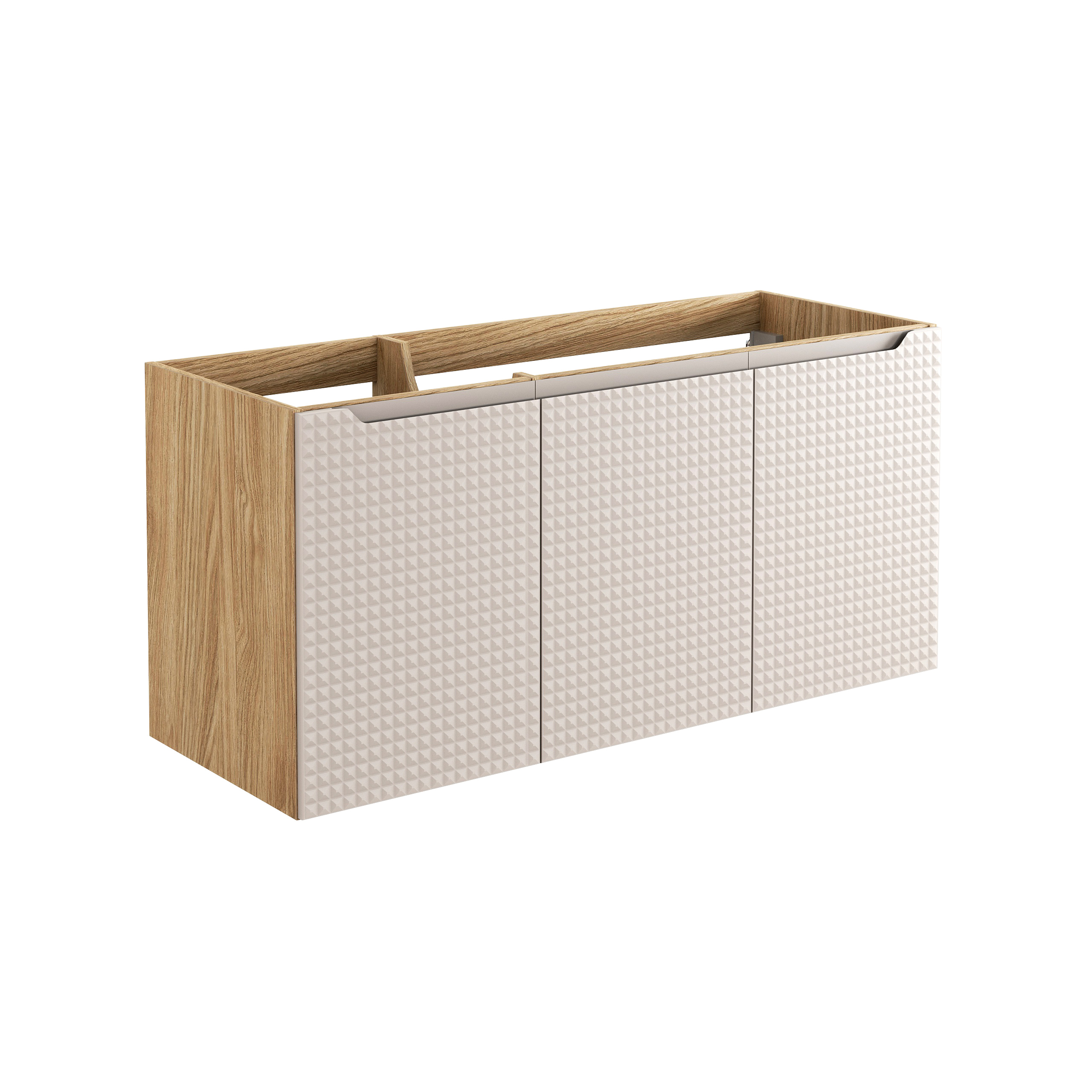 Comad Koupelnová skříňka pod umyvadlo Luxor Beige 120 béžová/dub olejovaný
