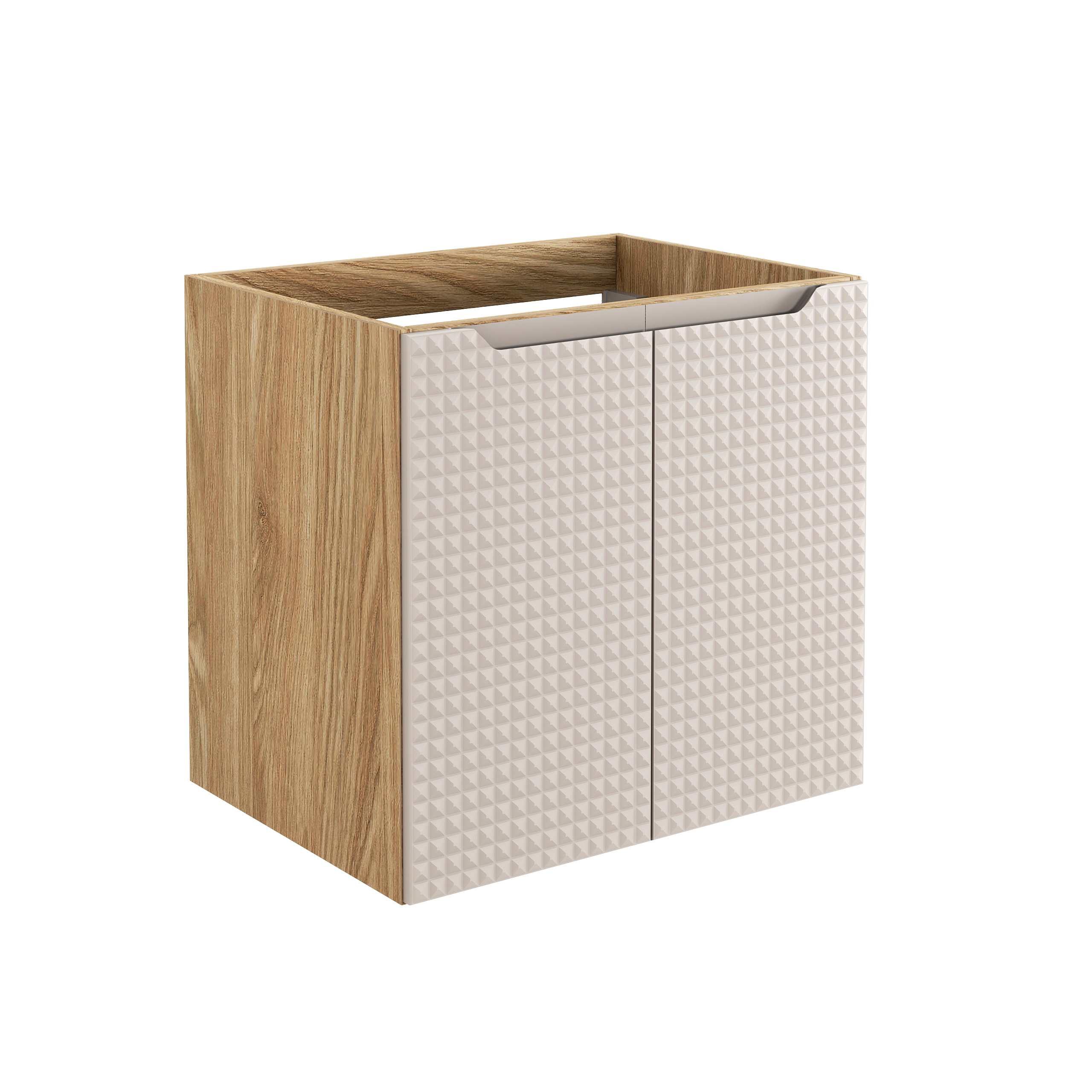 Comad Koupelnová skříňka pod umyvadlo Luxor Beige 60 béžová/dub olejovaný